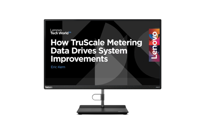 Lenovo how Truscale Metering Data Drives System improvements